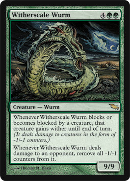 Witherscale Wurm (Shadowmoor) Light Play