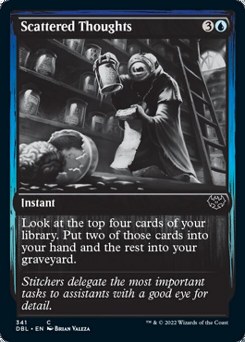 Scattered Thoughts (Innistrad: Double Feature) Light Play Foil