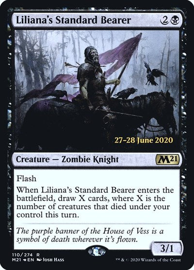 Liliana's Standard Bearer (Promos: Prerelease Cards) Near Mint Foil