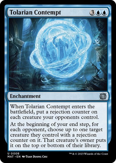 Tolarian Contempt (March of the Machine: The Aftermath) Medium Play Foil