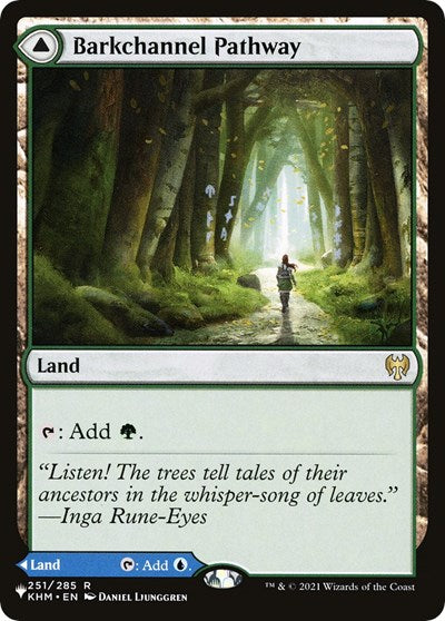 Barkchannel Pathway (Secret Lair Commander: From Cute to Brute) Light Play