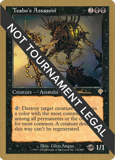 Tsabo's Assassin - 2001 Antoine Ruel (INV) (SB) (World Championship Decks) Light Play