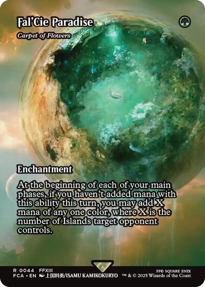 Fal'Cie Paradise - Carpet of Flowers (Showcase) (Universes Beyond: FINAL FANTASY: Through the Ages) Near Mint Foil