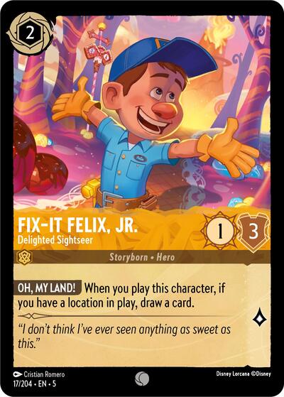 Fix-It Felix, Jr. - Delighted Sightseer (Shimmering Skies) Near Mint