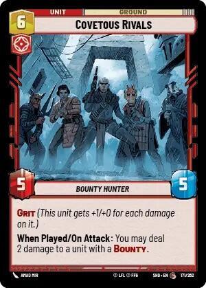 Covetous Rivals (Shadows of the Galaxy) Near Mint Foil