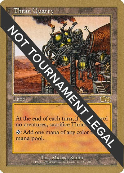 Thran Quarry - 2000 Nicolas Labarre (USG) (World Championship Decks) Heavy Play