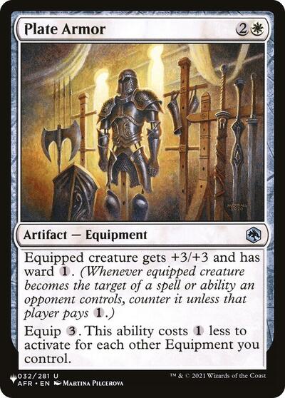 Plate Armor (The List) Light Play