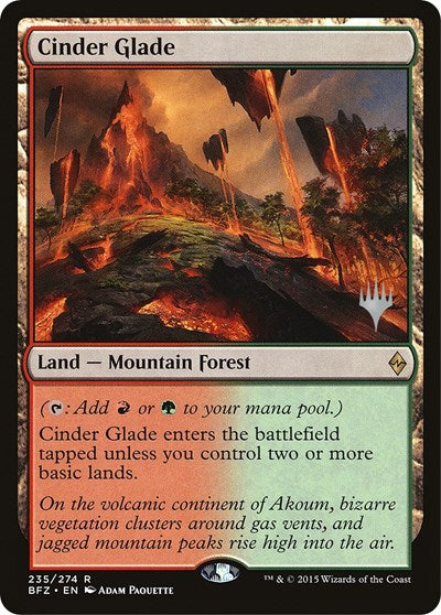 Cinder Glade (Promo Pack: Kaldheim) Near Mint