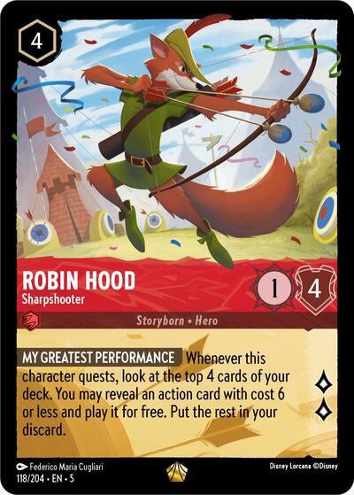 Robin Hood - Sharpshooter (Shimmering Skies) Near Mint