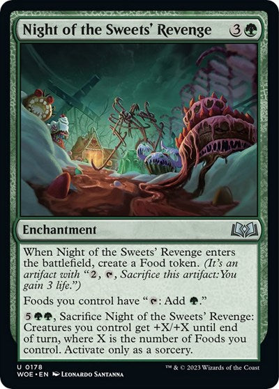 Night of the Sweets' Revenge (Wilds of Eldraine) Light Play