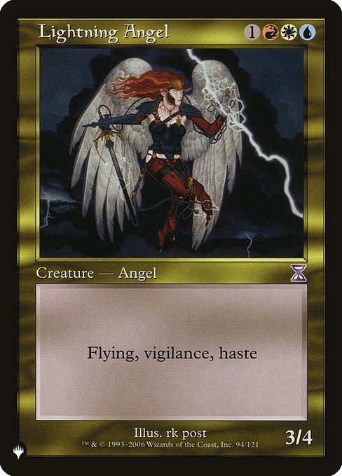 Lightning Angel (The List) Near Mint