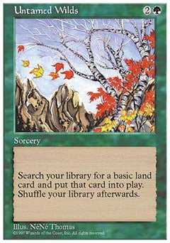 Untamed Wilds (5th Edition) Light Play