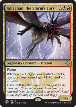 Kolaghan, the Storm's Fury (Fate Reforged) Near Mint Foil