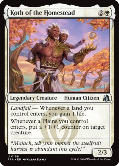 Koth of the Homestead (Reality Fracture) Near Mint Foil