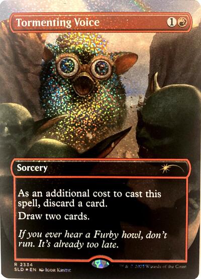 Tormenting Voice (Confetti Foil) (Secret Lair) Near Mint Foil