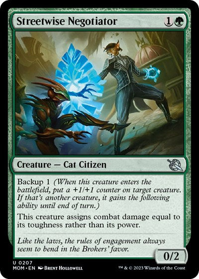 Streetwise Negotiator (March of the Machine) Near Mint Foil