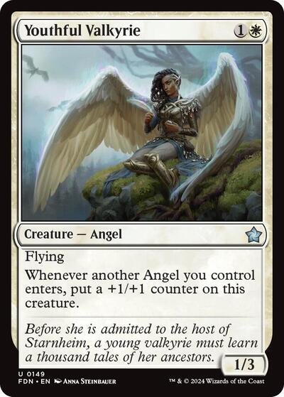 Youthful Valkyrie (Foundations) Near Mint Foil