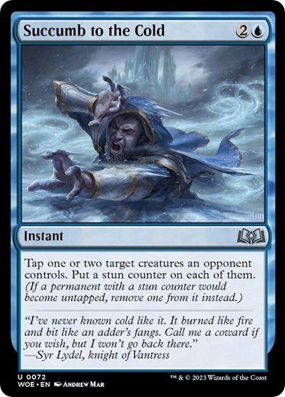 Succumb to the Cold (Wilds of Eldraine) Light Play Foil