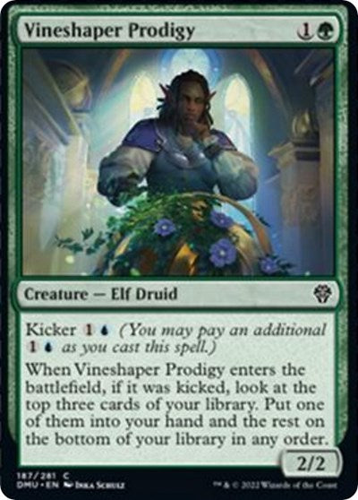 Vineshaper Prodigy (Dominaria United) Light Play Foil