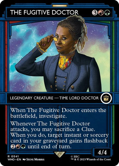 The Fugitive Doctor (Showcase) (Universes Beyond: Doctor Who) Light Play Foil