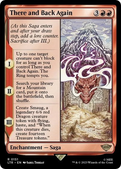 There and Back Again (Universes Beyond: The Lord of the Rings: Tales of Middle-earth) Medium Play Foil