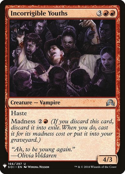 Incorrigible Youths (Mystery Booster) Near Mint