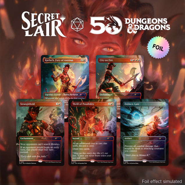 Secret Lair Drop - Karlach's Rage Rainbow Foil