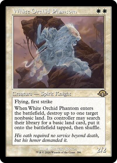 White Orchid Phantom (Retro Frame) (Modern Horizons 3) Near Mint Foil