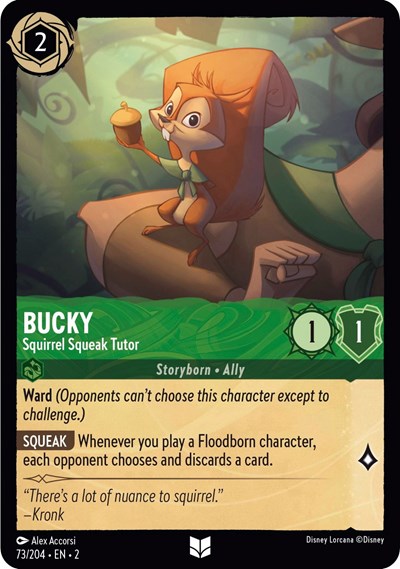 Bucky - Squirrel Squeak Tutor (Rise of the Floodborn) Near Mint