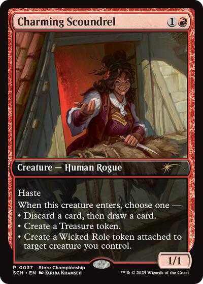 Charming Scoundrel (Promos: Game Day and Store Championship) Light Play