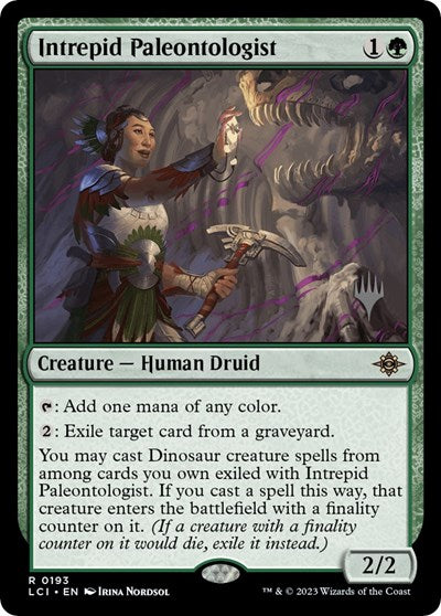 Intrepid Paleontologist (Promo Pack: The Lost Caverns of Ixalan) Near Mint Foil