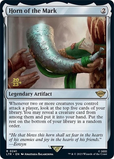 Horn of the Mark (Promos: Prerelease Cards) Light Play Foil