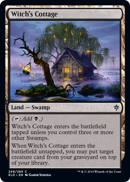 Witch's Cottage (Throne of Eldraine) Medium Play Foil