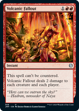 Volcanic Fallout (Jumpstart) Near Mint