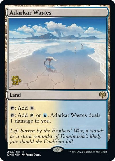 Adarkar Wastes (Promos: Prerelease Cards) Medium Play Foil