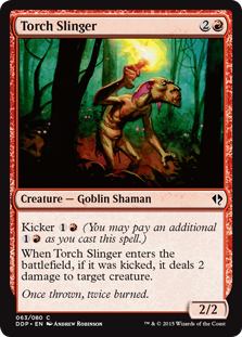 Torch Slinger (Duel Decks: Zendikar vs Eldrazi) Medium Play