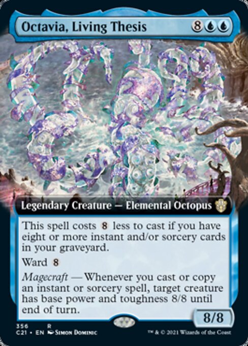Octavia, Living Thesis (Extended Art) (Commander 2021 Strixhaven) Near Mint