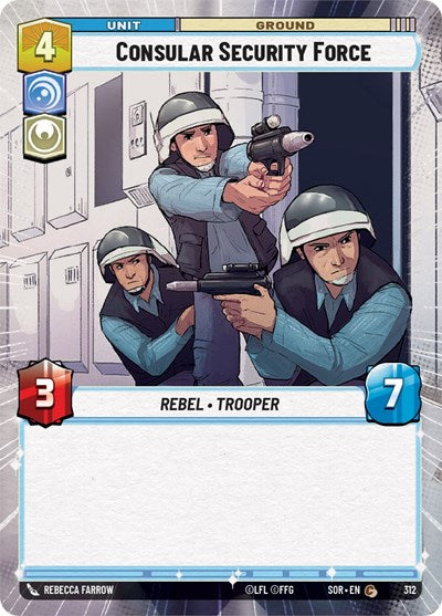 Consular Security Force (Hyperspace) (Spark of Rebellion) Near Mint Foil