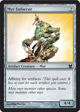 Myr Enforcer (Modern Masters) Medium Play Foil
