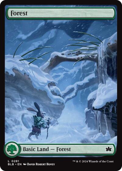 Forest (0281) (Bloomburrow) Near Mint Foil