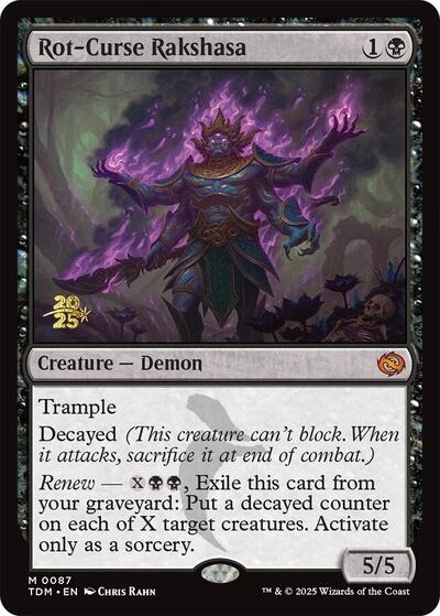 Rot-Curse Rakshasa (Promos: Prerelease Cards) Light Play Foil