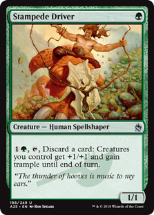 Stampede Driver (Masters 25) Medium Play Foil