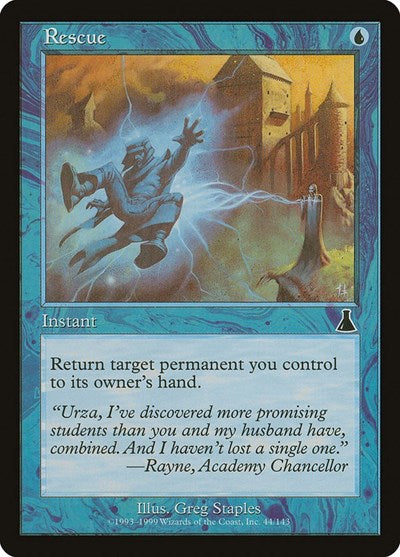 Rescue (Urza's Destiny) Light Play Foil