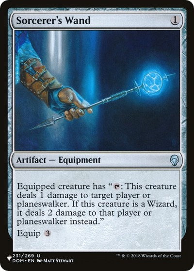 Sorcerer's Wand (The List) Near Mint