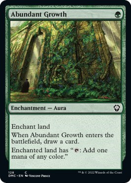 Abundant Growth (Commander: Dominaria United) Light Play