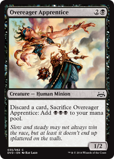 Overeager Apprentice (Duel Decks Anthology: Divine vs Demonic) Near Mint