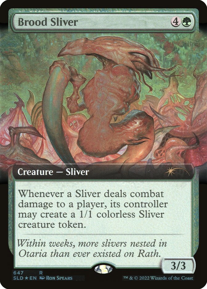 Brood Sliver (Secret Lair) Damaged / Poor Foil