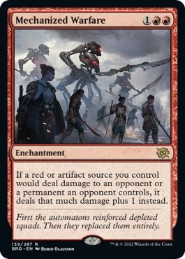Mechanized Warfare (The Brothers' War) Near Mint Foil