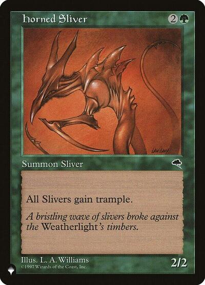 Horned Sliver (The List) Light Play