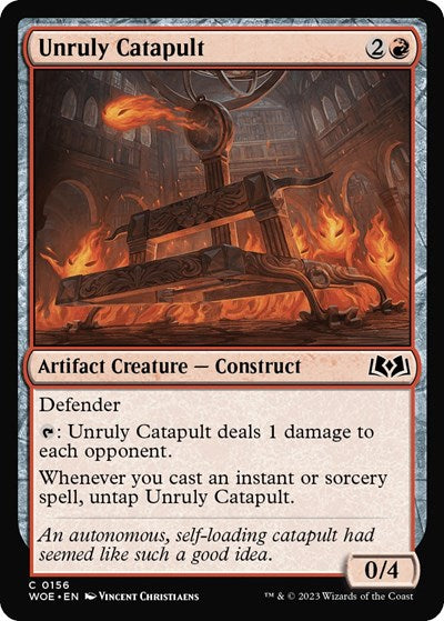 Unruly Catapult (Wilds of Eldraine) Light Play